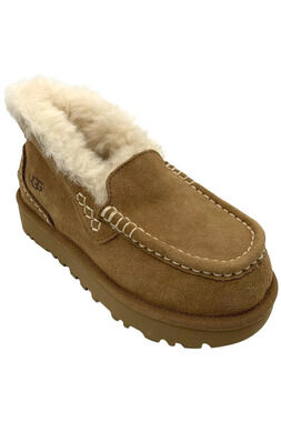 UGG Women's Ansley Parc Platform Slipper Chestnut - Medium